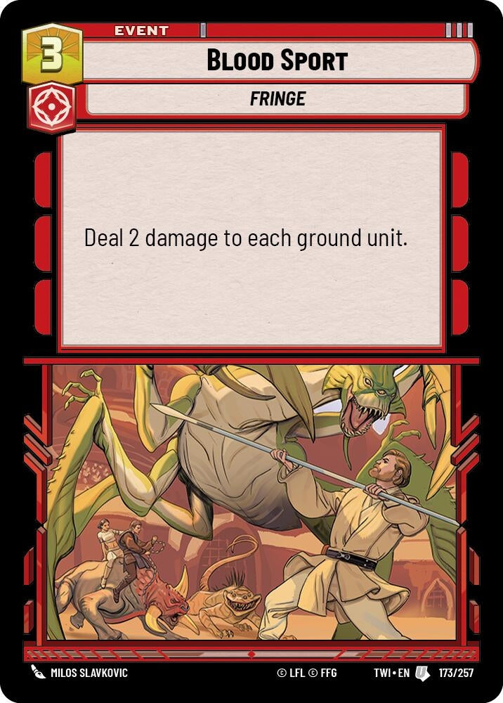 Image for Blood Sport - Star Wars: Unlimited
