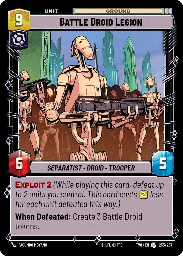 Image for Battle Droid Legion - Star Wars: Unlimited