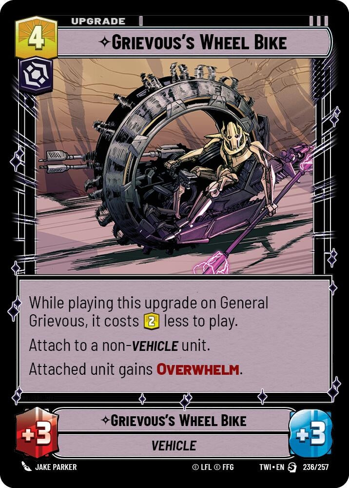 Image for Grievous's Wheel Bike - Star Wars: Unlimited