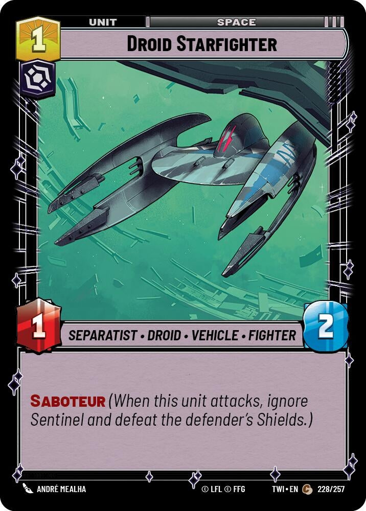 Image for Droid Starfighter - Star Wars: Unlimited