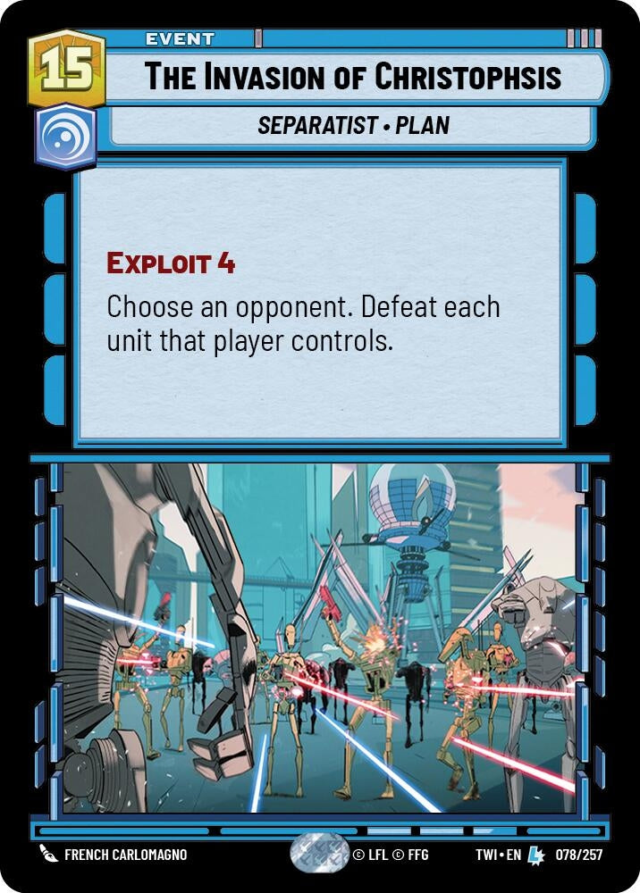 Image for The Invasion of Christophsis - Star Wars: Unlimited