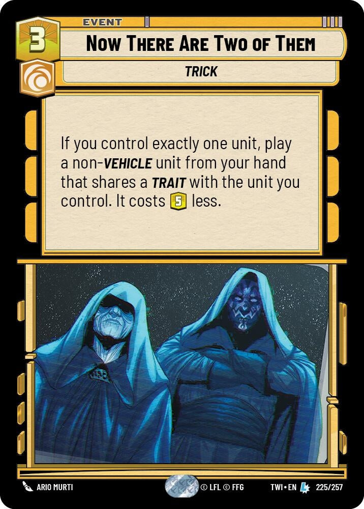Image for Now There Are Two of Them - Star Wars: Unlimited