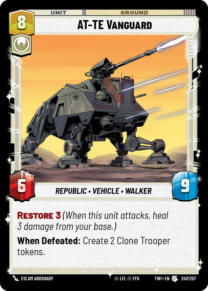 Image for AT-TE Vanguard - Star Wars: Unlimited