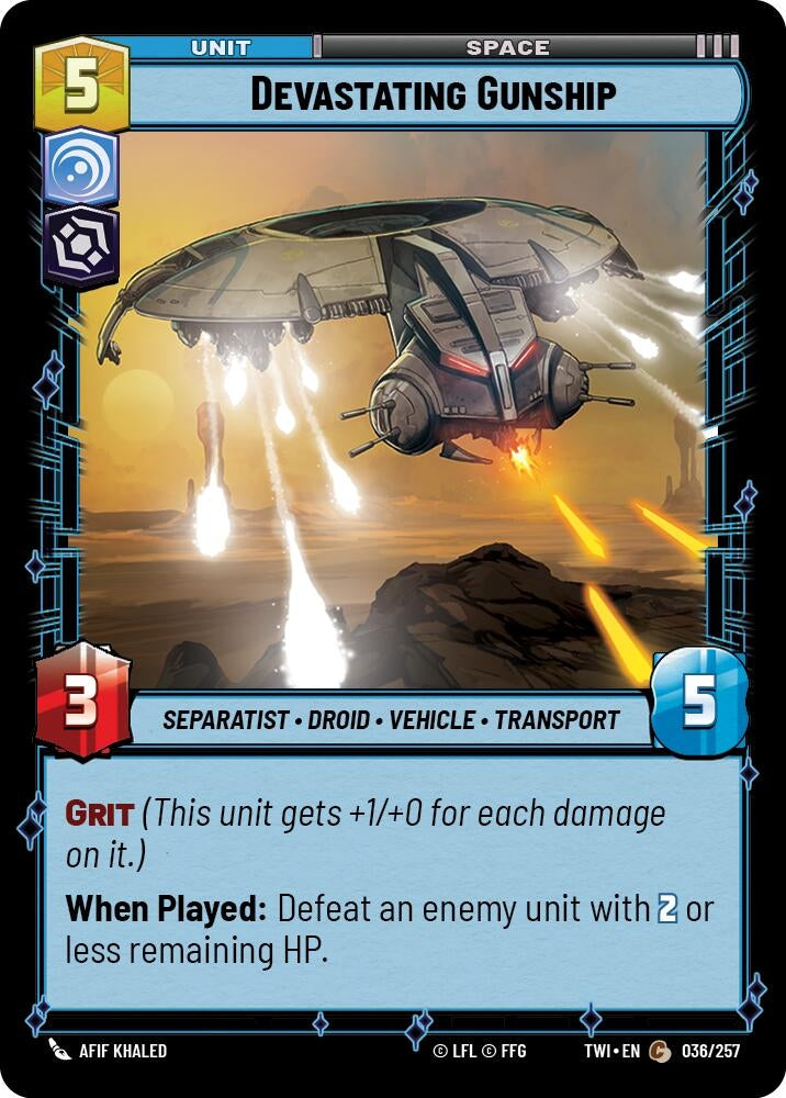 Image for Devastating Gunship - Star Wars: Unlimited