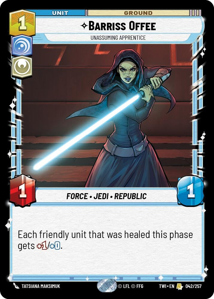 Image for Barriss Offee - Unassuming Apprentice - Star Wars: Unlimited
