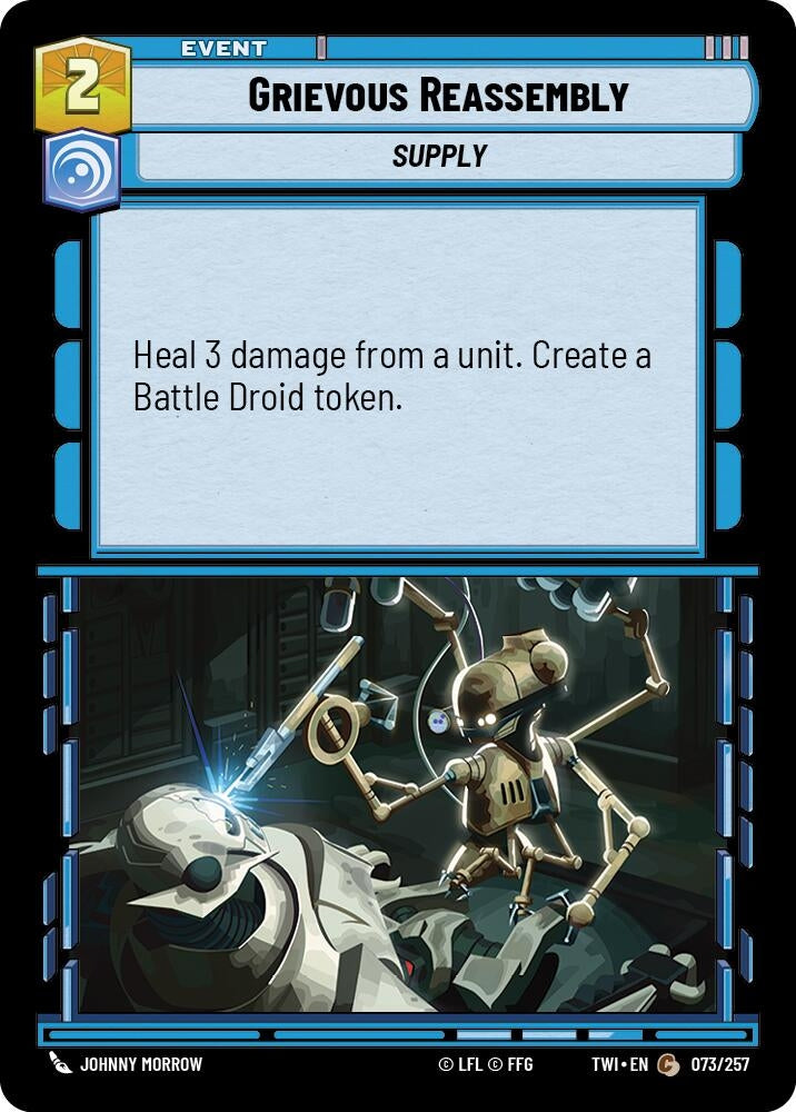 Image for Grievous Reassembly - Star Wars: Unlimited