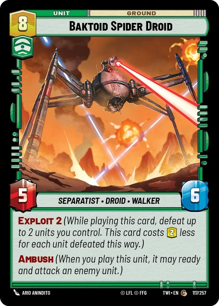 Image for Baktoid Spider Droid - Star Wars: Unlimited