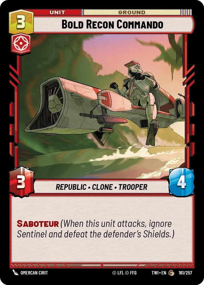 Image for Bold Recon Commando - Star Wars: Unlimited