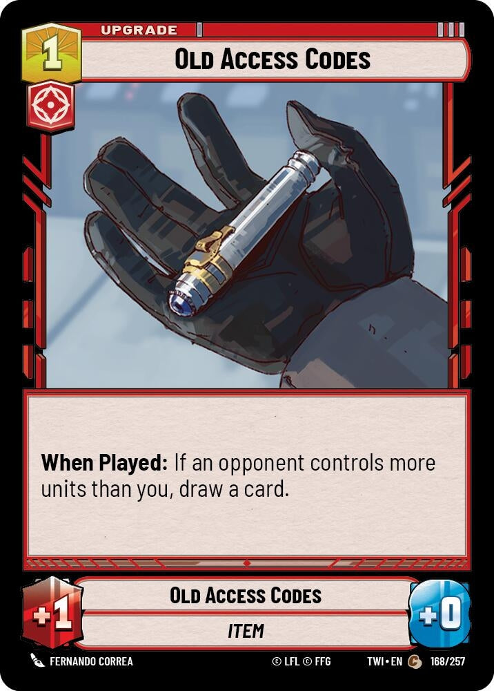 Image for Old Access Codes - Star Wars: Unlimited