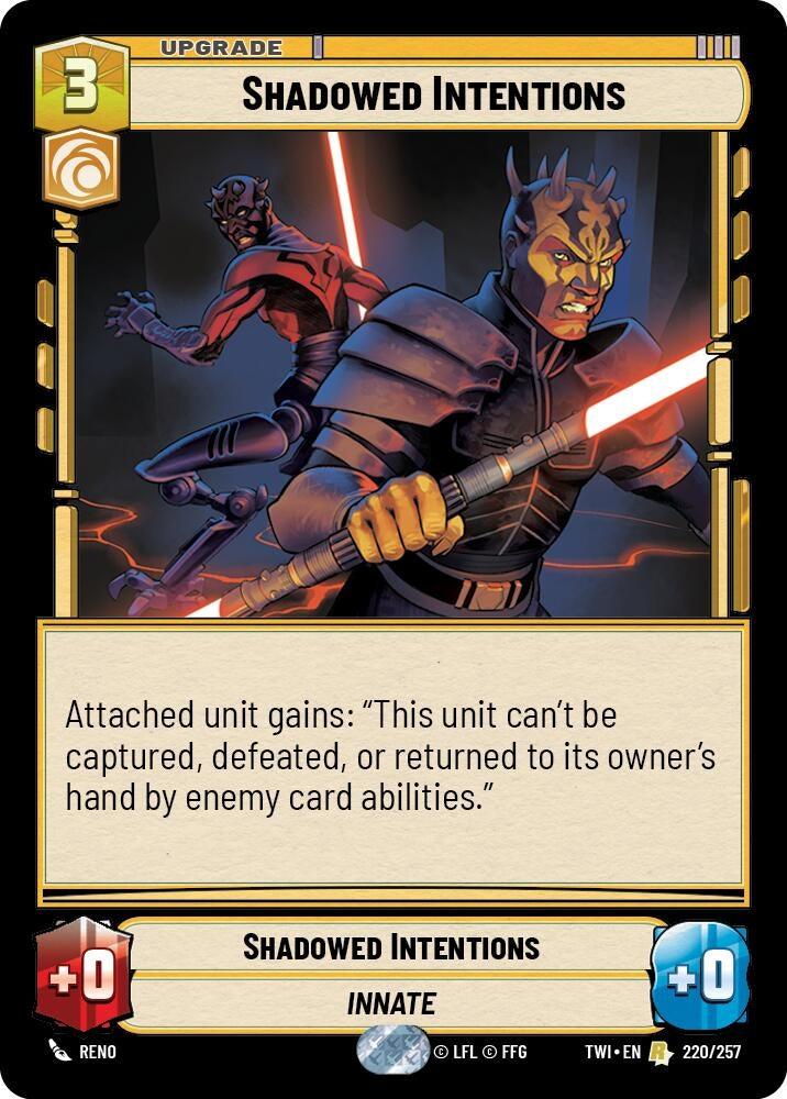 Image for Shadowed Intentions - Star Wars: Unlimited