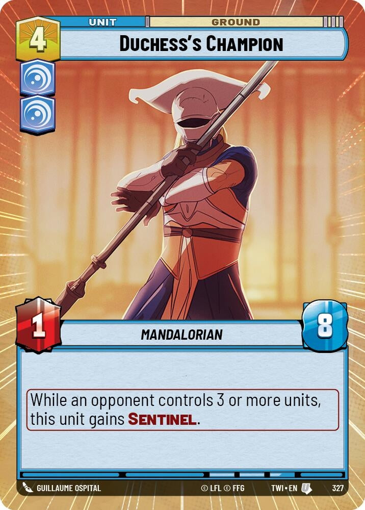 Image for Duchess's Champion (Hyperspace) - Star Wars: Unlimited