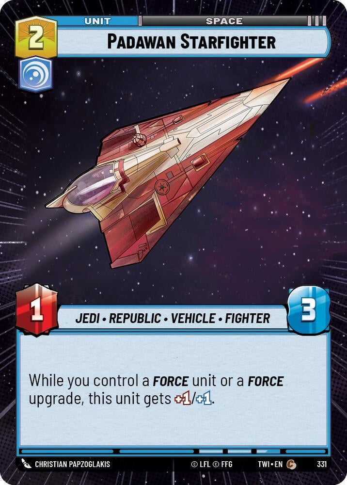 Image for Padawan Starfighter (Hyperspace) - Star Wars: Unlimited
