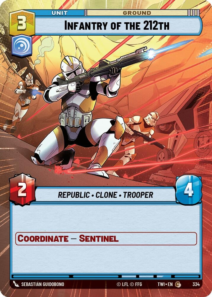 Image for Infantry of the 212th (Hyperspace) - Star Wars: Unlimited