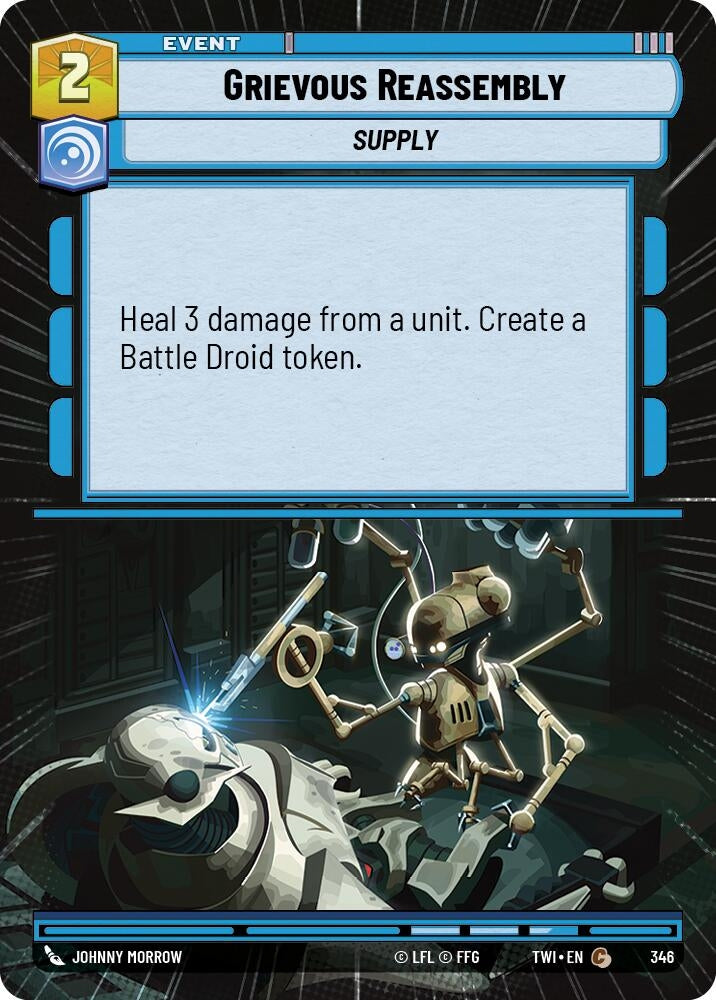 Image for Grievous Reassembly (Hyperspace) - Star Wars: Unlimited