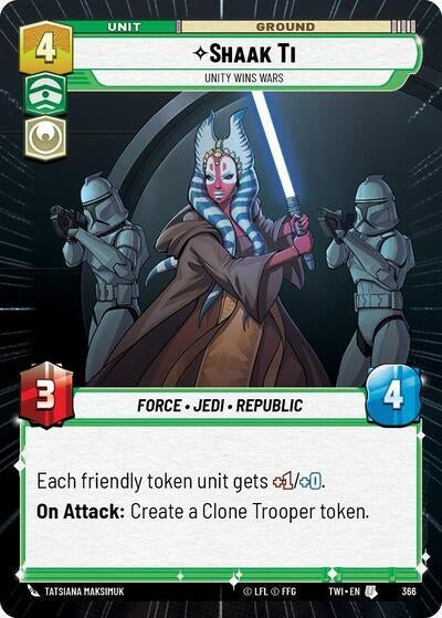 Image for Shaak Ti - Unity Wins Wars (Hyperspace) - Star Wars: Unlimited