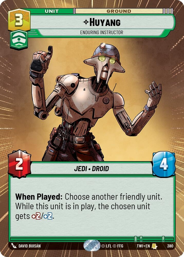 Image for Huyang - Enduring Instructor (Hyperspace) - Star Wars: Unlimited