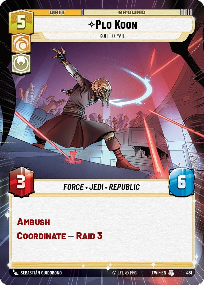 Image for Plo Koon - Koh-to-yah! (Hyperspace) - Star Wars: Unlimited