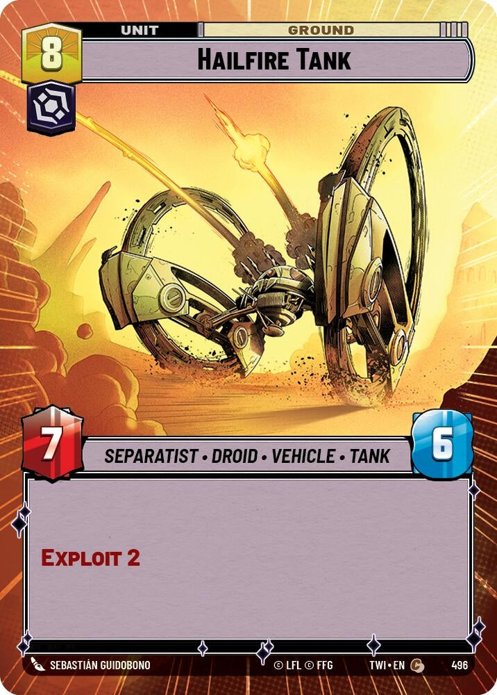 Image for Hailfire Tank (Hyperspace) - Star Wars: Unlimited