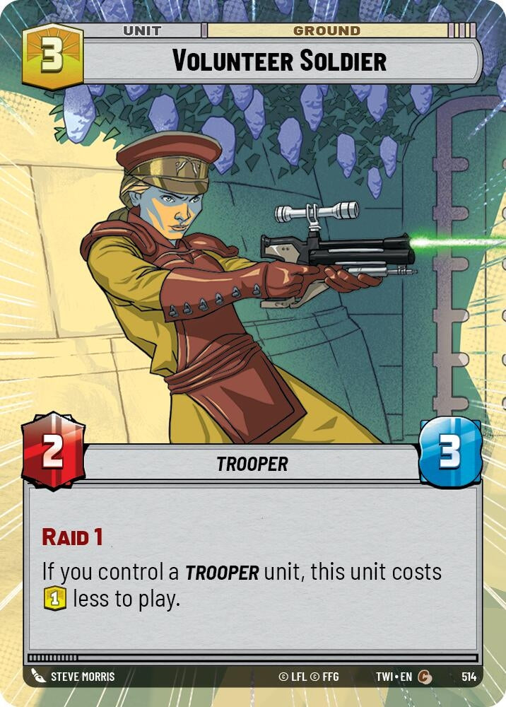 Image for Volunteer Soldier (Hyperspace) - Star Wars: Unlimited