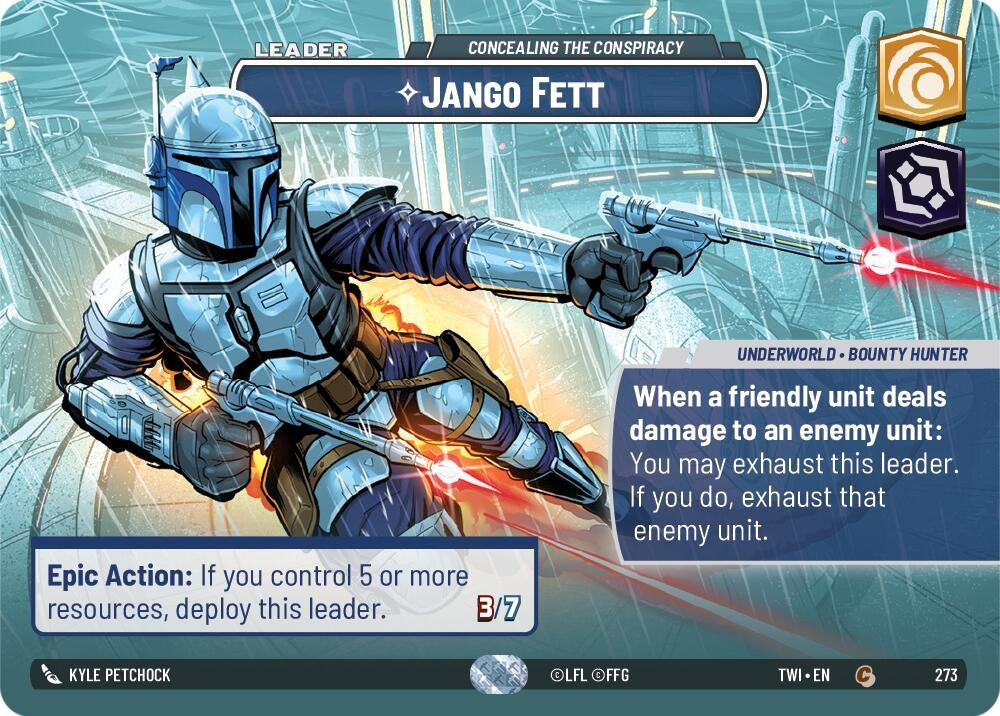 Image for Jango Fett - Concealing the Conspiracy (Showcase) - Star Wars: Unlimited