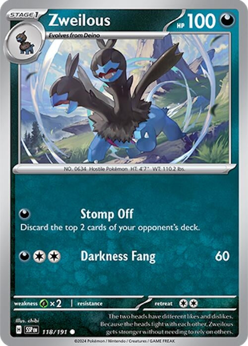 Image for Zweilous - Pokemon