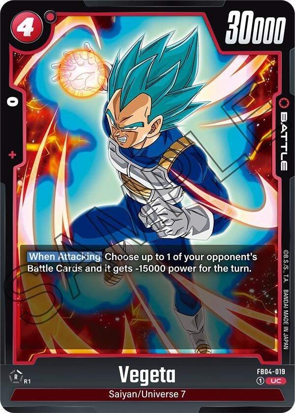 Image for Vegeta - FB04-019 - Dragon Ball Super: Fusion World