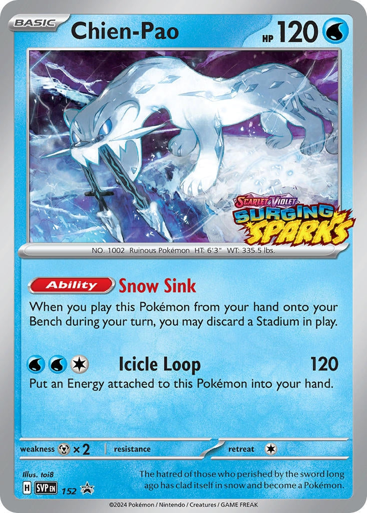 Image for Chien-Pao - 152 - Pokemon