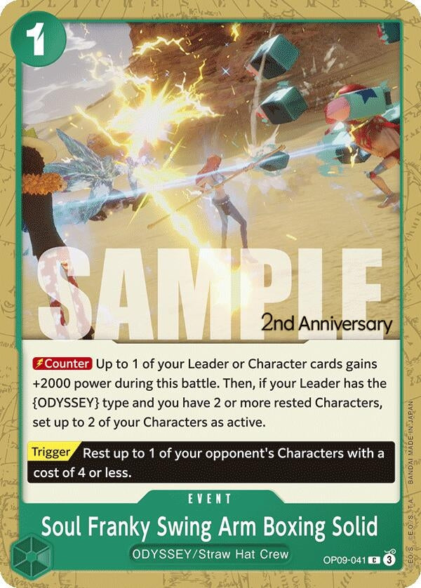 Image for Soul Franky Swing Arm Boxing Solid - One Piece Card Game
