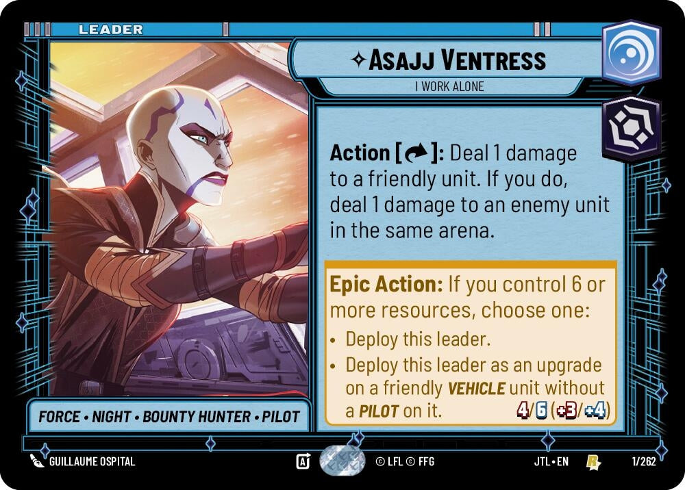 Image for Asajj Ventress - I Work Alone - Star Wars: Unlimited