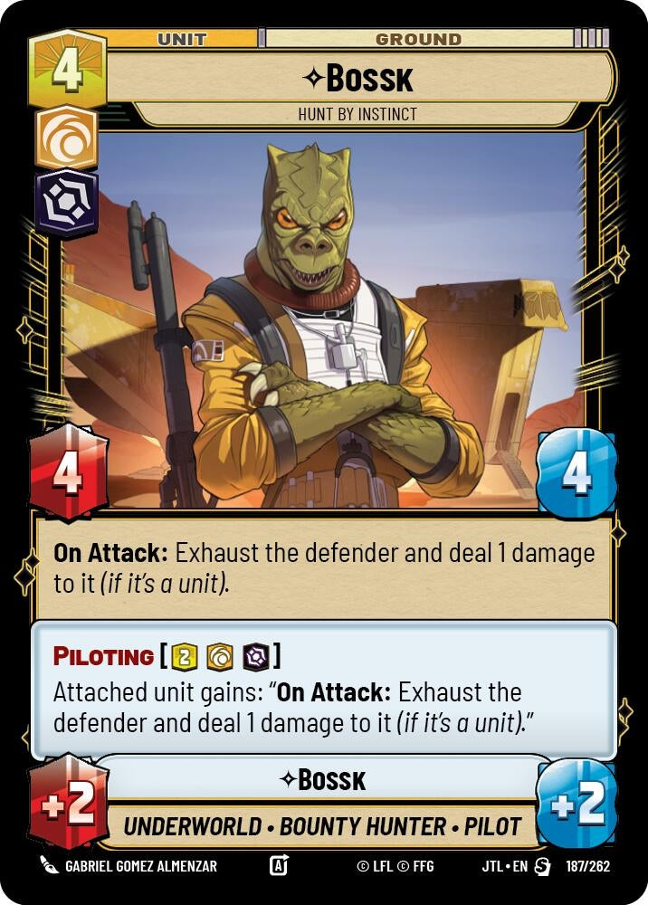 Image for Bossk - Hunt By Instinct - Star Wars: Unlimited