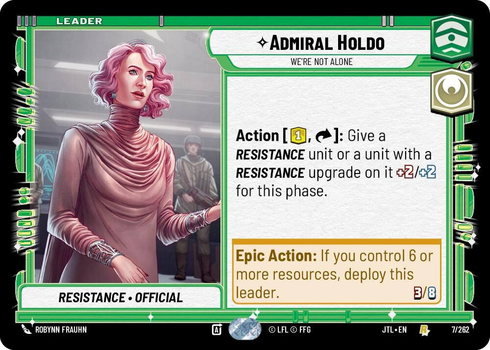 Image for Admiral Holdo - We're Not Alone - Star Wars: Unlimited
