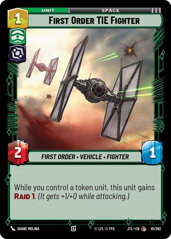 Image for First Order TIE Fighter - Star Wars: Unlimited