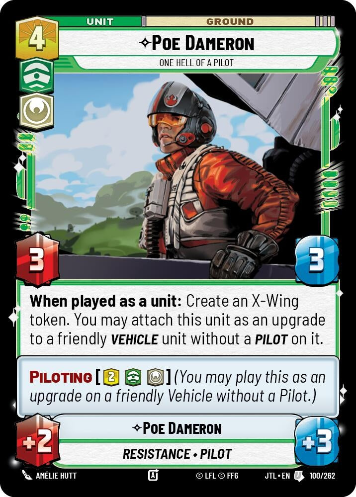 Image for Poe Dameron - One Hell of a Pilot - Star Wars: Unlimited