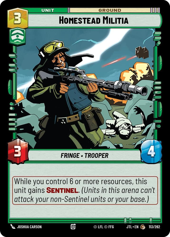 Image for Homestead Militia - Star Wars: Unlimited