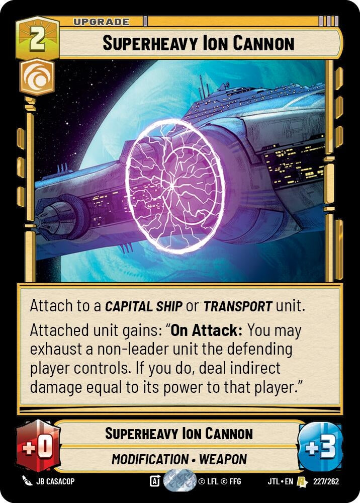 Image for Superheavy Ion Cannon - Star Wars: Unlimited