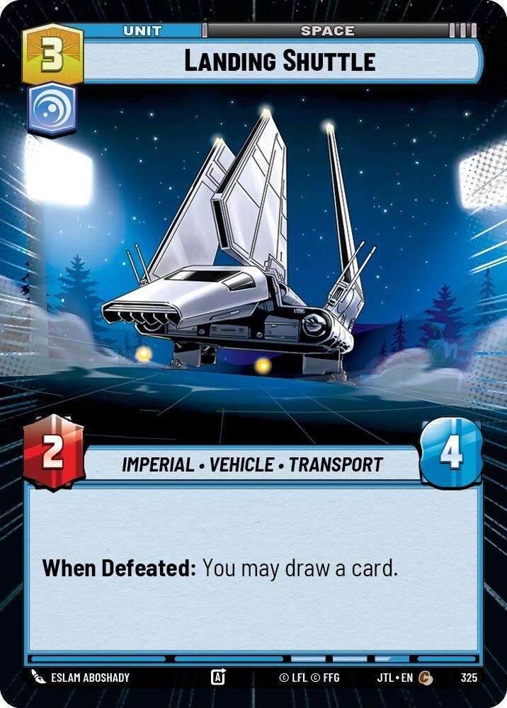 Image for Landing Shuttle (Hyperspace) - Star Wars: Unlimited