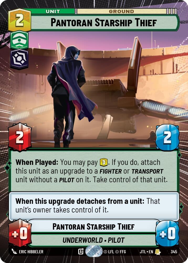 Image for Pantoran Starship Thief (Hyperspace) - Star Wars: Unlimited