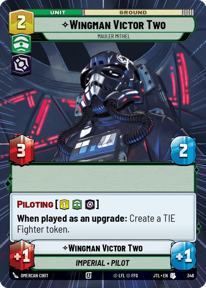 Image for Wingman Victor Two - Mauler Mithel (Hyperspace) - Star Wars: Unlimited