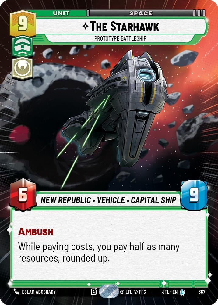 Image for The Starhawk - Prototype Battleship (Hyperspace) - Star Wars: Unlimited