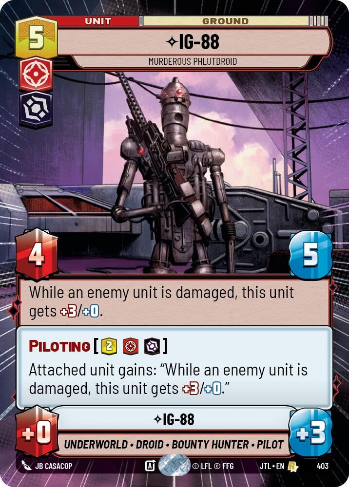 Image for IG-88 - Murderous Phlutdroid (Hyperspace) - Star Wars: Unlimited