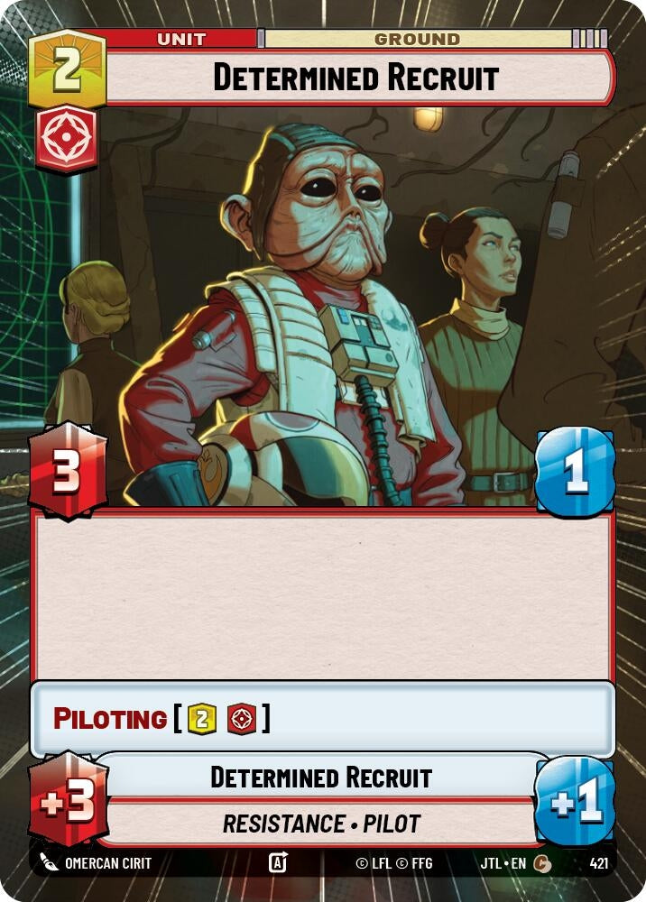 Image for Determined Recruit (Hyperspace) - Star Wars: Unlimited