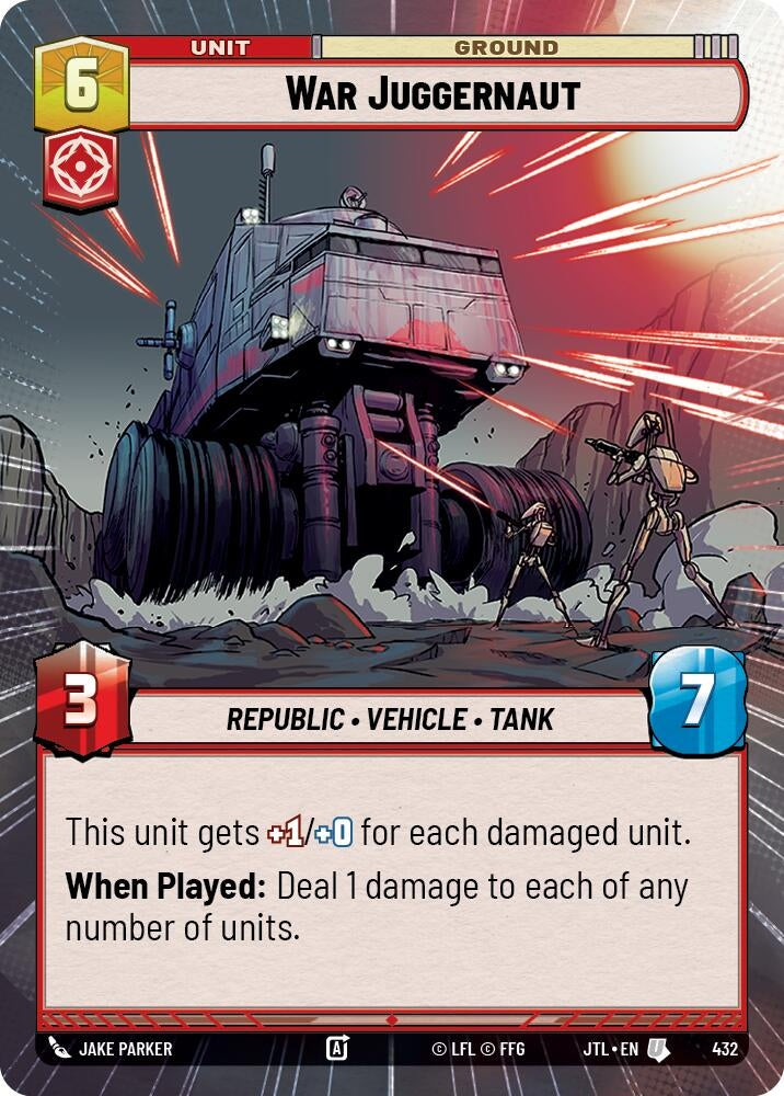 Image for War Juggernaut (Hyperspace) - Star Wars: Unlimited