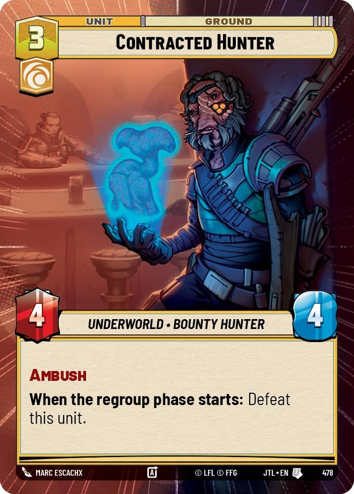 Image for Contracted Hunter (Hyperspace) - Star Wars: Unlimited