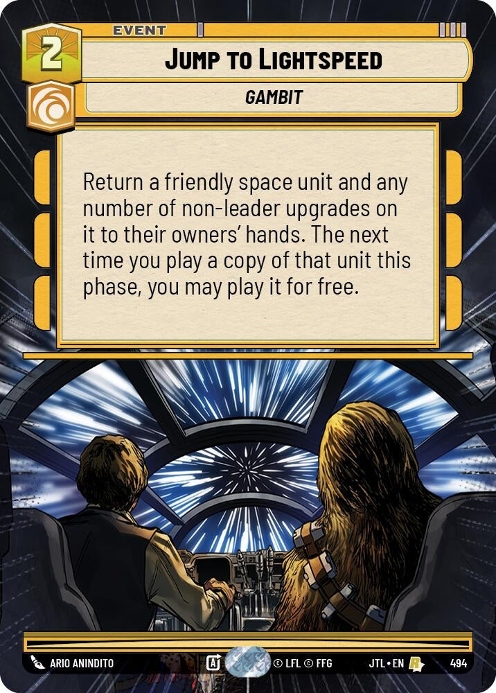 Image for Jump to Lightspeed (Hyperspace) - Star Wars: Unlimited
