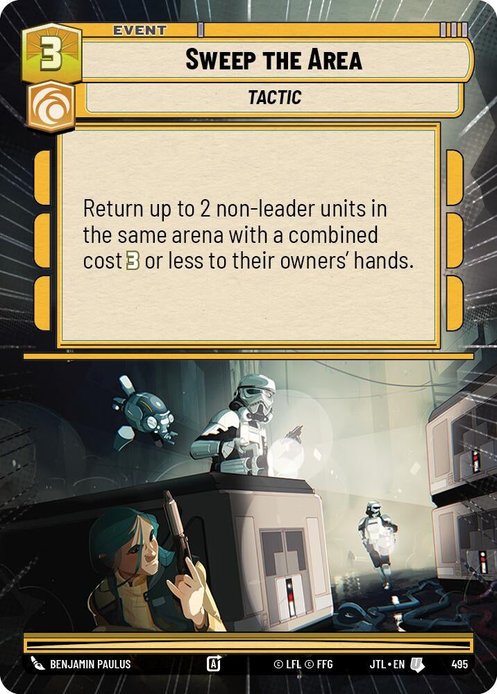 Image for Sweep the Area (Hyperspace) - Star Wars: Unlimited