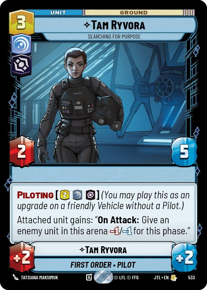 Image for Tam Ryvora - Searching For Purpose (Foil) - Star Wars: Unlimited