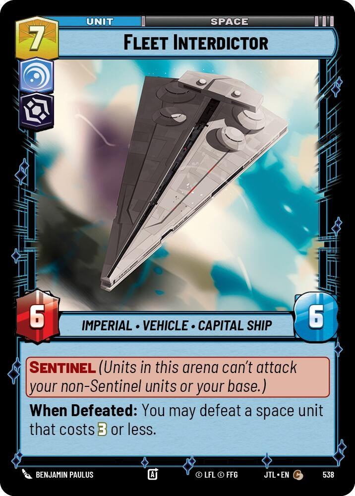 Image for Fleet Interdictor (Foil) - Star Wars: Unlimited