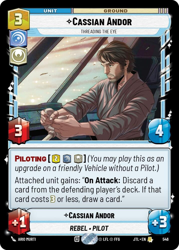 Image for Cassian Andor - Threading the Eye (Foil) - Star Wars: Unlimited