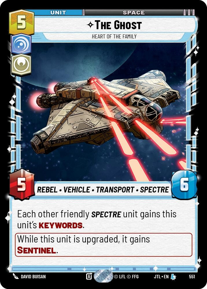 Image for The Ghost - Heart of the Family (Foil) - Star Wars: Unlimited
