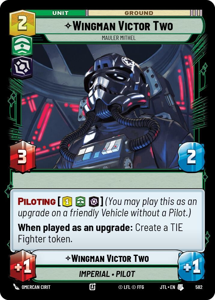 Image for Wingman Victor Two - Mauler Mithel (Foil) - Star Wars: Unlimited